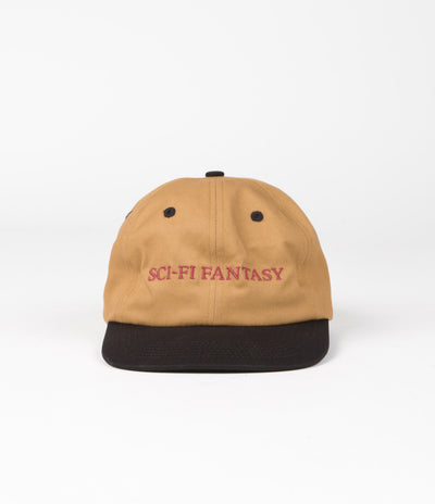 Sci-Fi Fantasy Flat Logo Cap - Brown / Black