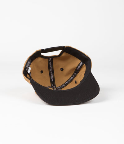 Sci-Fi Fantasy Flat Logo Cap - Brown / Black