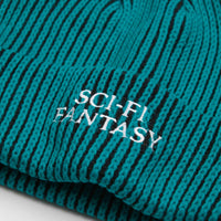 Sci-Fi Fantasy Logo Beanie - Aqua / Black thumbnail