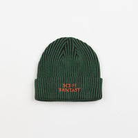 Sci-Fi Fantasy Logo Beanie - Green / Black thumbnail