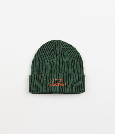 Sci-Fi Fantasy Logo Beanie - Green / Black