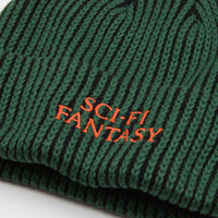 Sci-Fi Fantasy Logo Beanie - Green / Black thumbnail