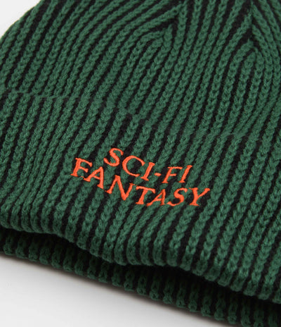 Sci-Fi Fantasy Logo Beanie - Green / Black