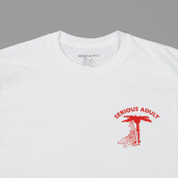 Serious Adult Heatstroke T-Shirt - White thumbnail