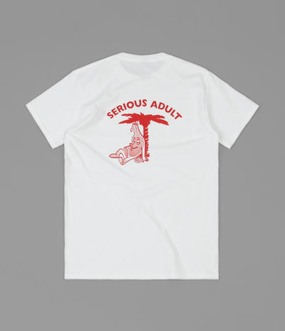 Serious Adult Heatstroke T-Shirt - White