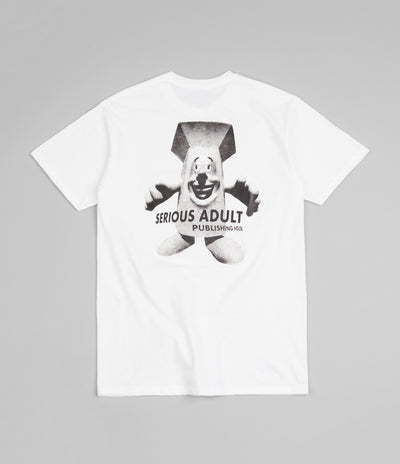 Serious Adult Pillarman T-Shirt - White