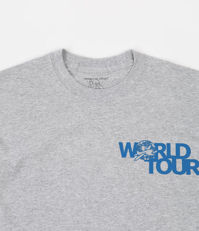 Serious Adult World Tour Long Sleeve T-Shirt - Grey