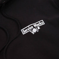 Service Works 12oz Trademark Hoodie - Black thumbnail