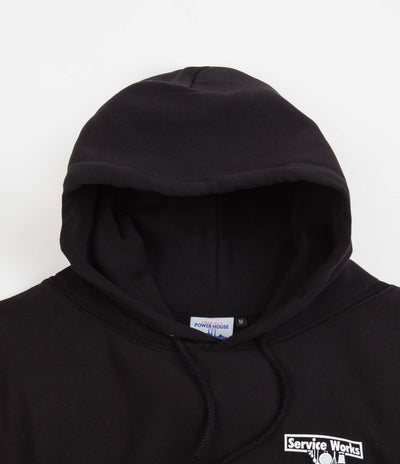 Service Works 12oz Trademark Hoodie - Black