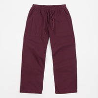 Service Works Classic Chef Pants - Burgundy thumbnail