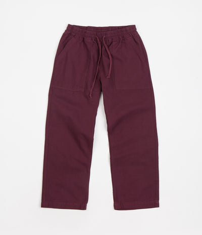 Service Works Classic Chef Pants - Burgundy