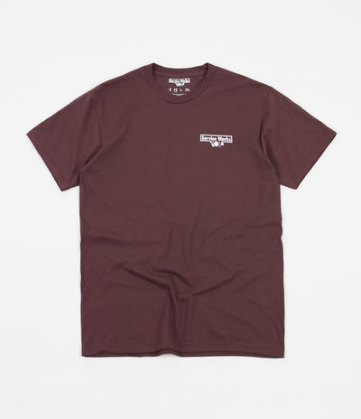 Service Works Trademark T-Shirt - Burgundy