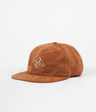 Severn Bricks Cap - Tan Faux Suede