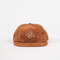 Severn Bricks Cap - Tan Faux Suede thumbnail