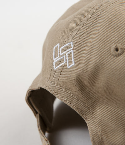 Severn Curlew 6 Panel Dad Cap - Khaki Cotton Twill