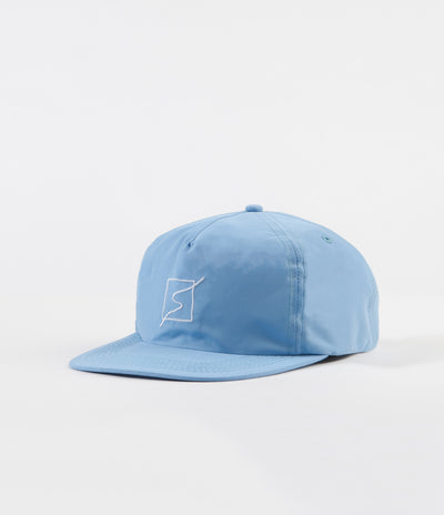 Severn Sinuous 5 Panel Cap - Blue Micro Fibre