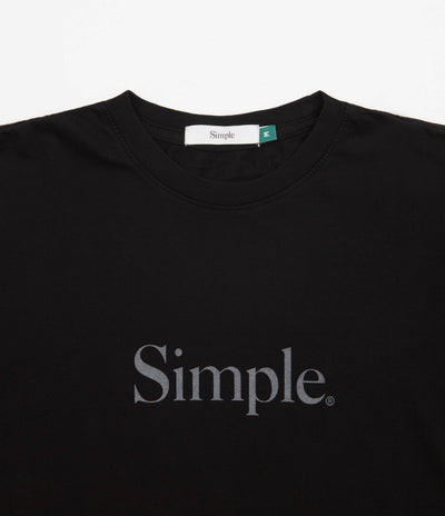 Simple Standard Issue T-Shirt - Black