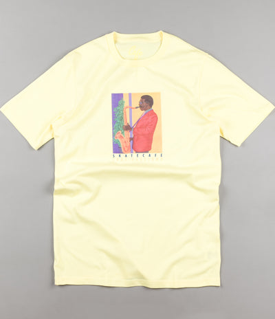 Skateboard Cafe Mode For Joe T-Shirt - Pastel Yellow