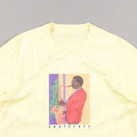 Skateboard Cafe Mode For Joe T-Shirt - Pastel Yellow thumbnail