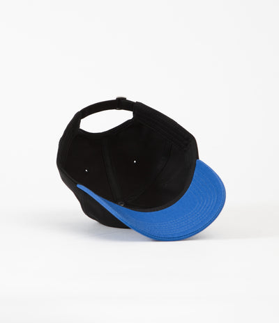 Skateboard Cafe Checkerboard Embroidered Cap - Black / Blue