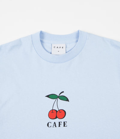 Skateboard Cafe Cherry T-Shirt - Blue