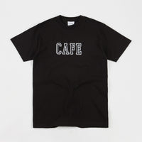 Skateboard Cafe College T-Shirt - Black thumbnail