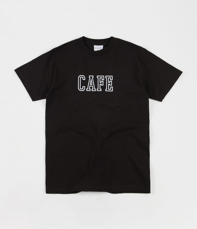 Skateboard Cafe College T-Shirt - Black