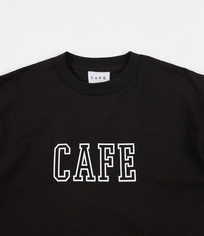 Skateboard Cafe College T-Shirt - Black