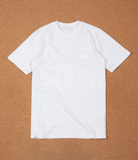 Skateboard Cafe Diner Logo T-Shirt - White / White