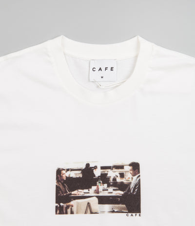 Skateboard Cafe Diner T-Shirt - White