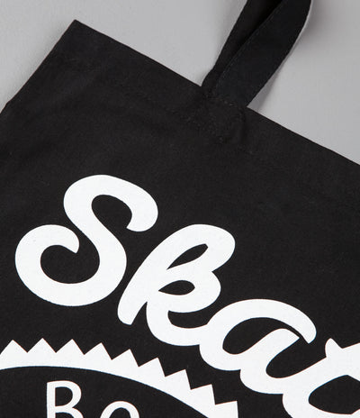 Skateboard Cafe Diner Tote Bag - Black