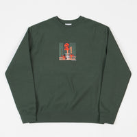 Skateboard Cafe Endure Crewneck Sweatshirt - Forest Green thumbnail