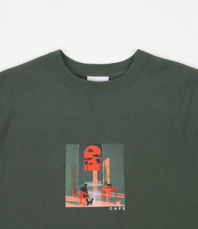 Skateboard Cafe Endure Crewneck Sweatshirt - Forest Green