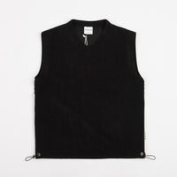 Skateboard Cafe Fleece Vest - Black thumbnail