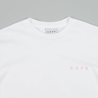 Skateboard Cafe Floral T-Shirt - White thumbnail