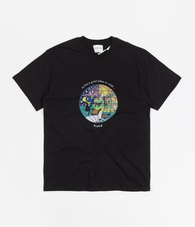 Skateboard Cafe Great Place T-Shirt - Black