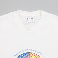 Skateboard Cafe Great Place T-Shirt - White thumbnail