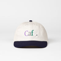 Skateboard Cafe JLH Embroidered Cap - Cream / Navy thumbnail