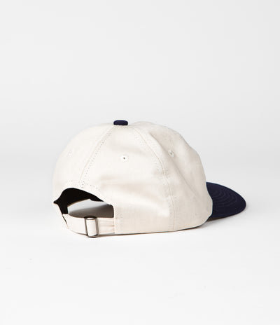 Skateboard Cafe JLH Embroidered Cap - Cream / Navy