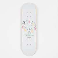 Skateboard Cafe Peace Deck - White - 8.375" thumbnail