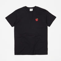 Skateboard Cafe Pink Lady Embroidered T-Shirt - Black thumbnail