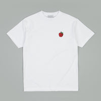 Skateboard Cafe Pink Lady Embroidered T-Shirt - White thumbnail