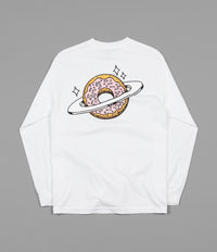 Skateboard Cafe Planet Donut Long Sleeve T-Shirt - White