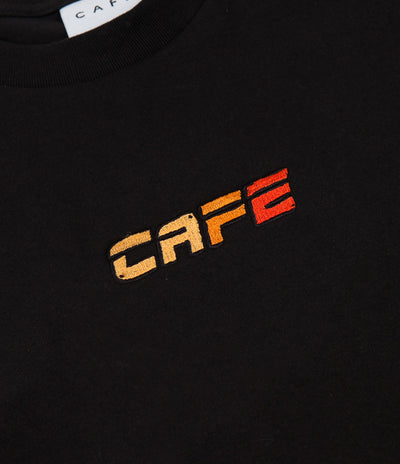 Skateboard Cafe Racer Logo T-Shirt - Black