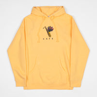 Skateboard Cafe Sax Flowers Hoodie - Peach thumbnail