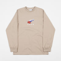 Skateboard Cafe Spill Long Sleeve T-Shirt - Sand thumbnail