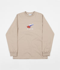 Skateboard Cafe Spill Long Sleeve T-Shirt - Sand