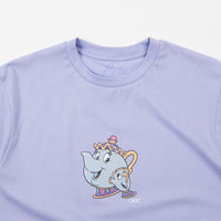 Skateboard Cafe Tea Cup T-Shirt - Lavender thumbnail