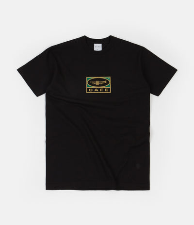 Skateboard Cafe Trumpet Logo T-Shirt - Black