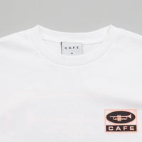 Skateboard Cafe Trumpet Logo T-Shirt - White / Pink / Black thumbnail